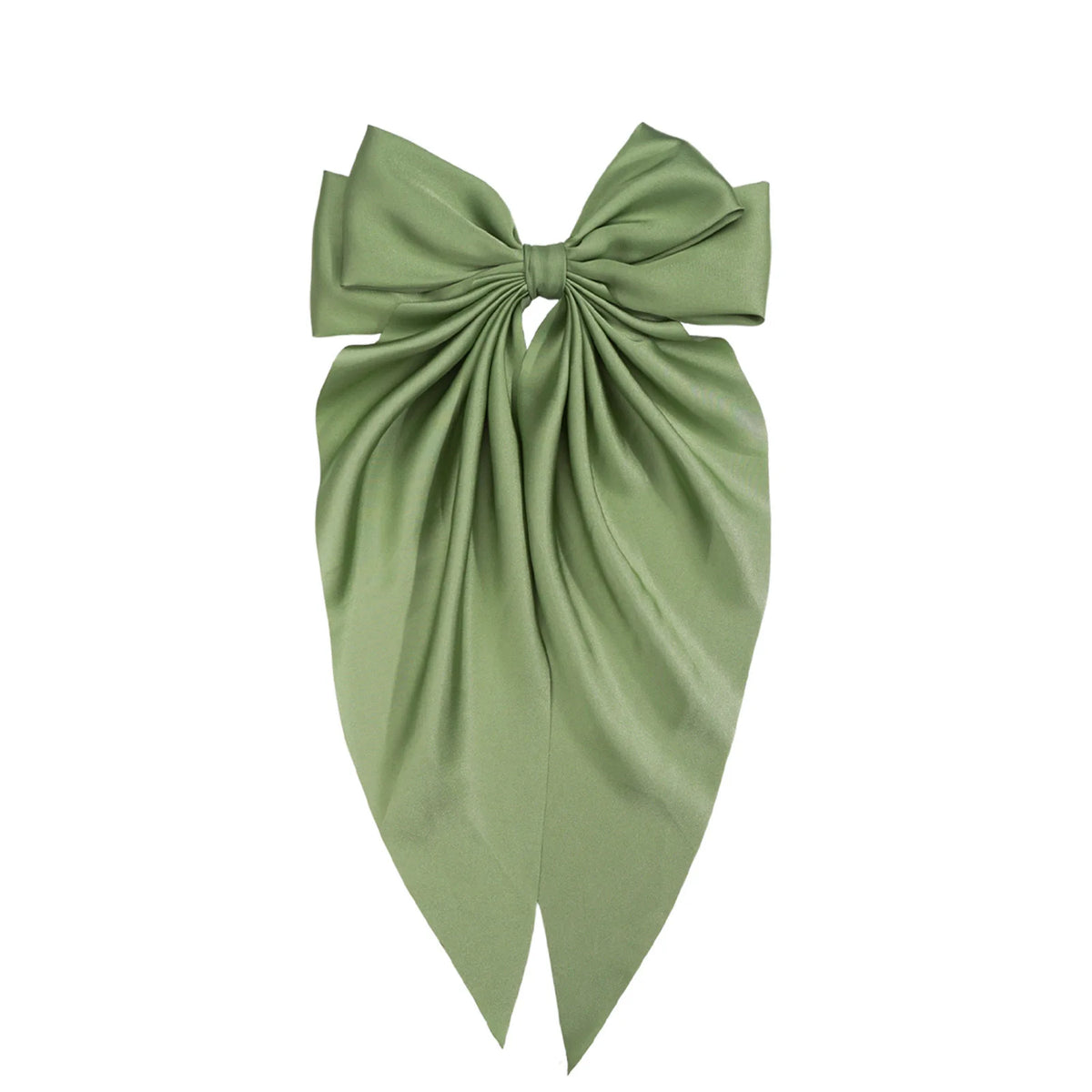 30 Solid Elegant Satin Bow Hairpin Women Girls Spring Hair Clips Headwear Ponytail Hairclips Barrettes Girls Hair Accessories