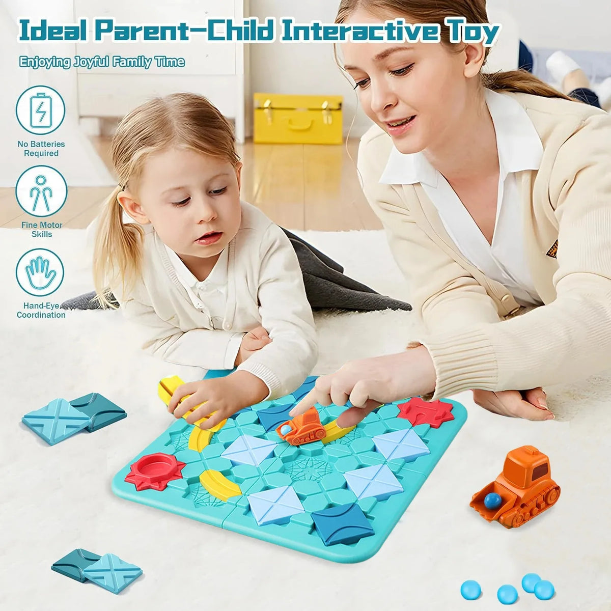 Kid Road Building  Maze Game 118 Challenge Logical Thinking Montessori Educational Puzzle Toy Builder Maze Racer Board Game Gift