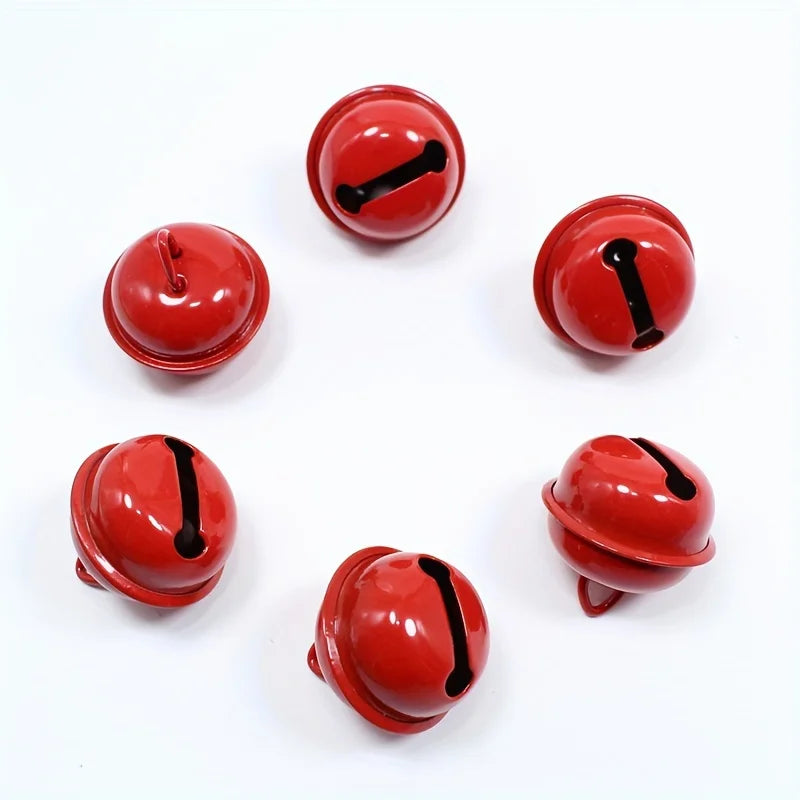 10-50pcs 17mm colorful Jingle Bells Iron Pendants Hanging Christmas Tree Ornaments Christmas Decorations Party DIY