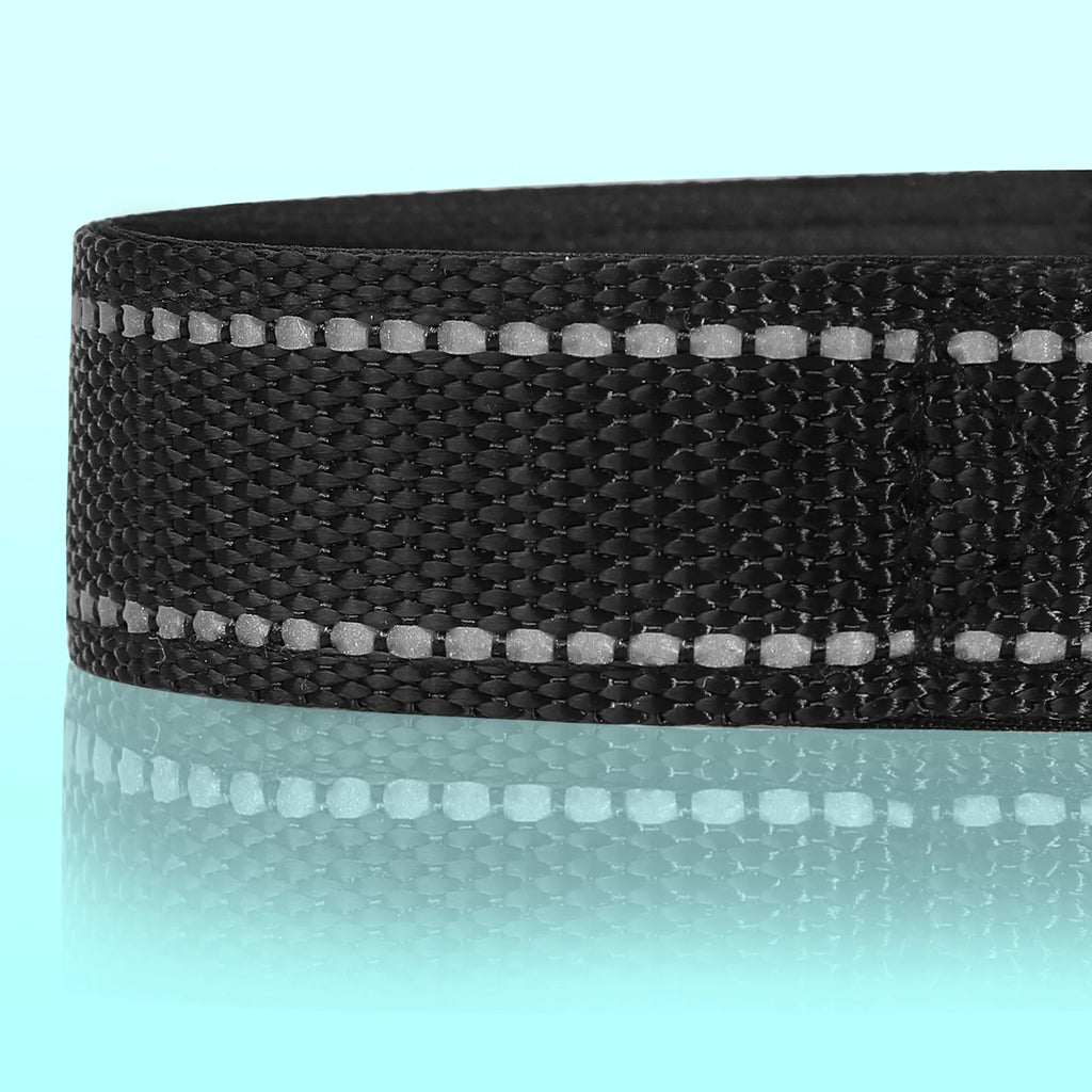 Reflective Adjustable Padded Dog Collar Soft Breathable Pet Neck