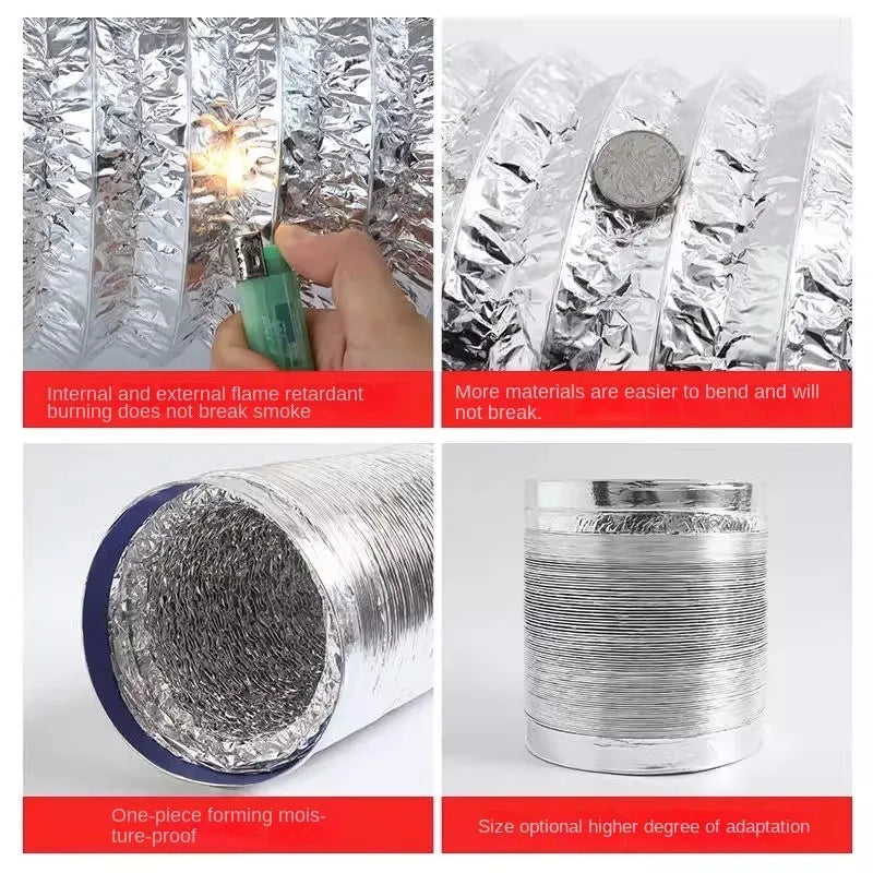 Flexible Aluminum Foil Ventilation Pipe