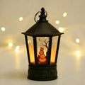 Halloween Hanging LED Lantern Retro Witch Castle Pumpkin Ghost Lamp Halloween Party Home Indoor Outdoor Decor Gift Supplies