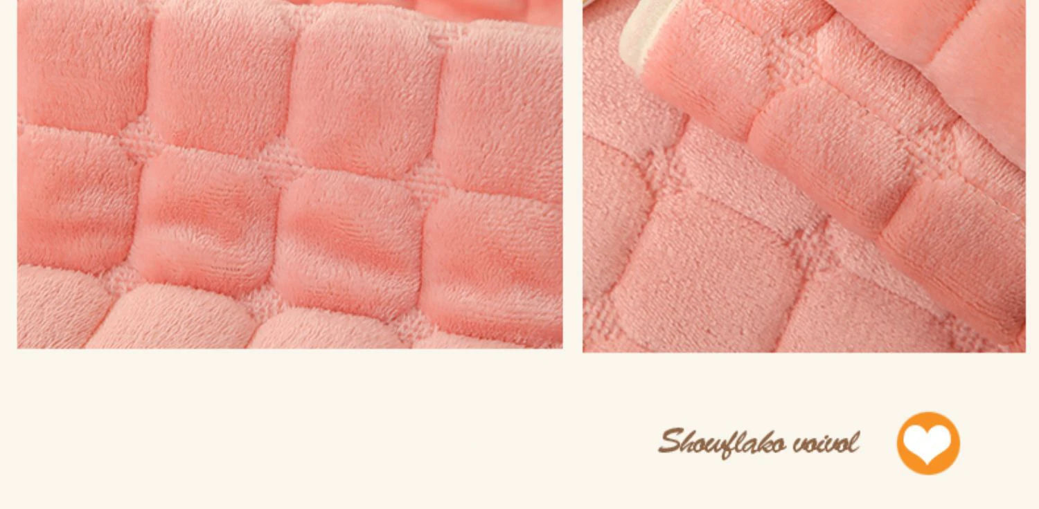 Soft Sofa Cover Thickened Solid Colour Flannel Square Quilted Sofa Cushion Warm Plush Velvet Non-Slip Universal Sofa Backrest