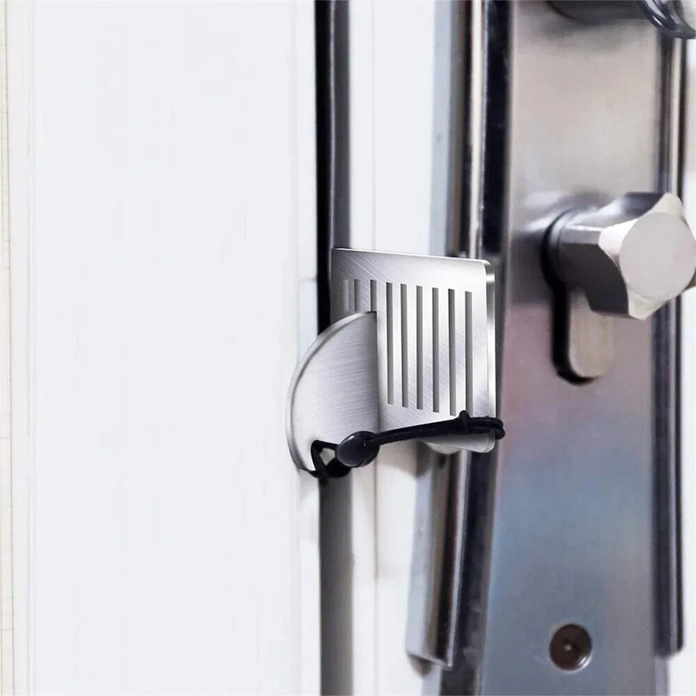 Safety Anti-theft Door Blocker Portable 8cm Stainless Steel Safe