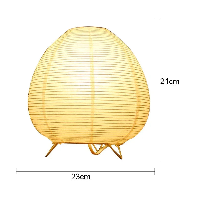 Japanese Lantern Led Table Lamp Living Room Bedroom Bedside