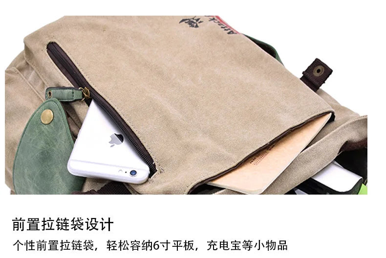 Cartoon Animation AttackonTitan ONEPIECE NARUTO Large Capacity Canvas Backpack