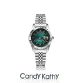 CANDY KATHY Original Fashion Man Clock Stainless Steel Waterproof