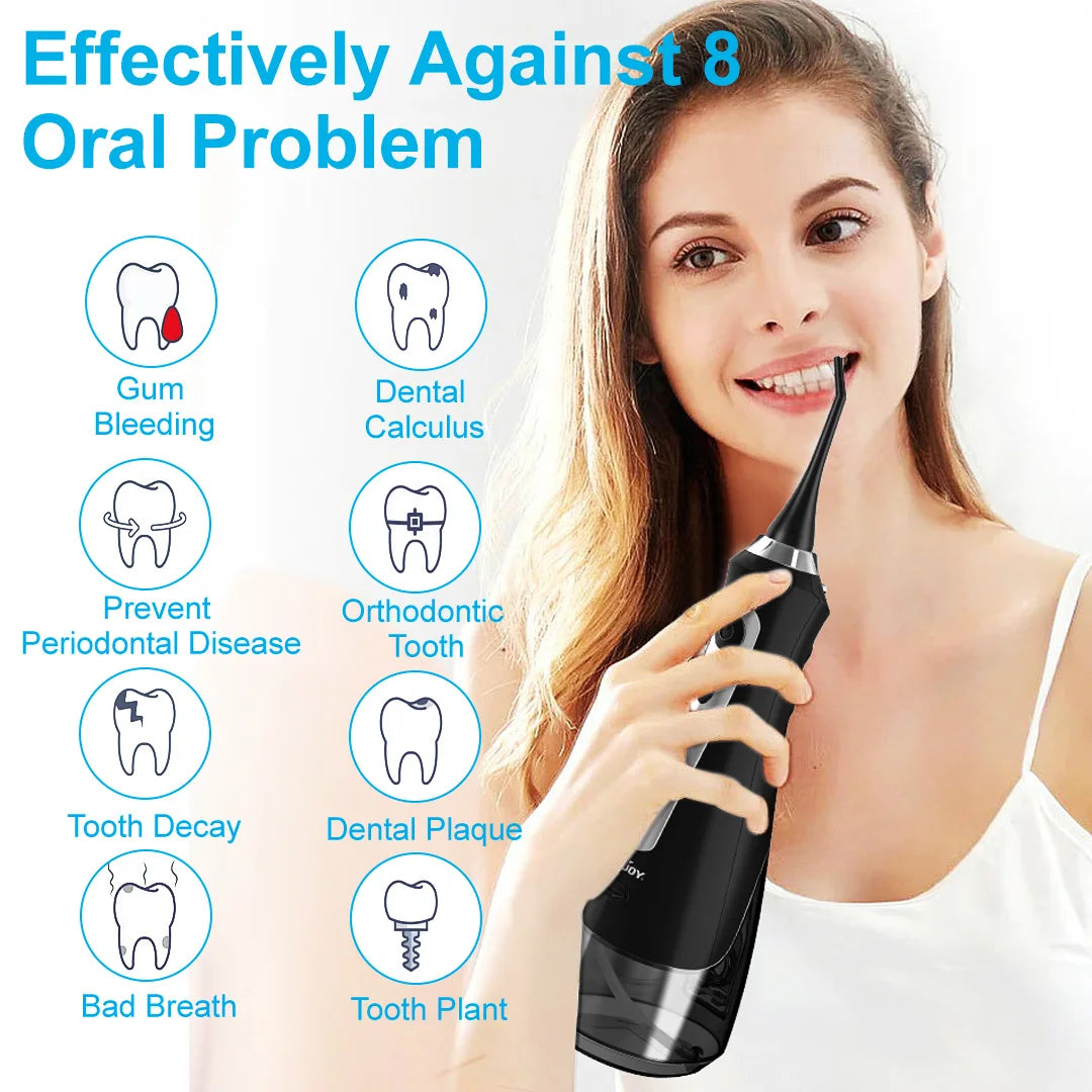 SEJOY Water Flosser Irrigator Dental Teeth Whitening strips Portable
