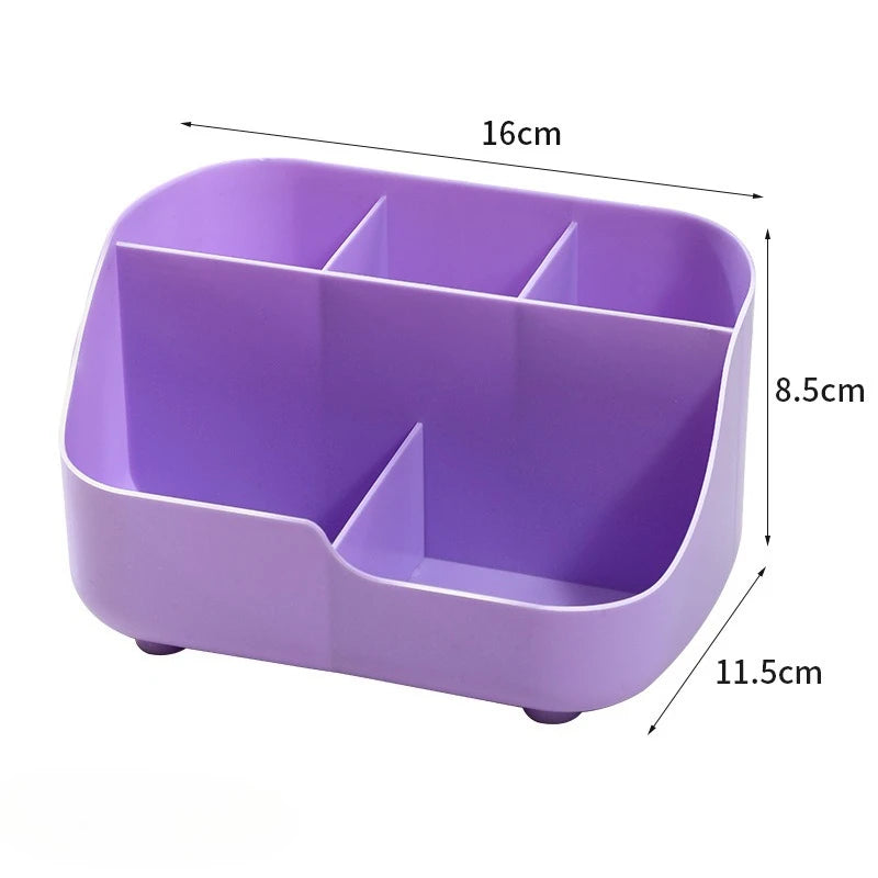 Multi-Compartment Storage Box - Large Capacity & Multi-Functional Desk Organizer for Office Supplies, Cosmetics Tidy Arrangement