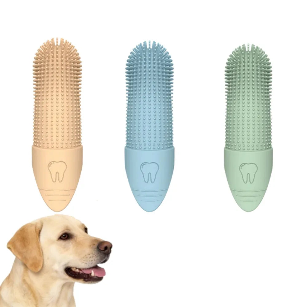 360 Pet Silicone Cleaning Nail Brush Finger Brush Cat Dog Pet