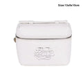 Flower Know Limited Surrounding 7th Anniversary Makeup Folding Hand Mirror Portable Makeup Storage Satchel  Bag