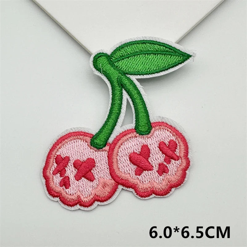 Cartoon Embroidery Sticker Decorative Ironing Sticker Sewing DIY Pink Bowknot Clothing Shoes Hat Bag Patch