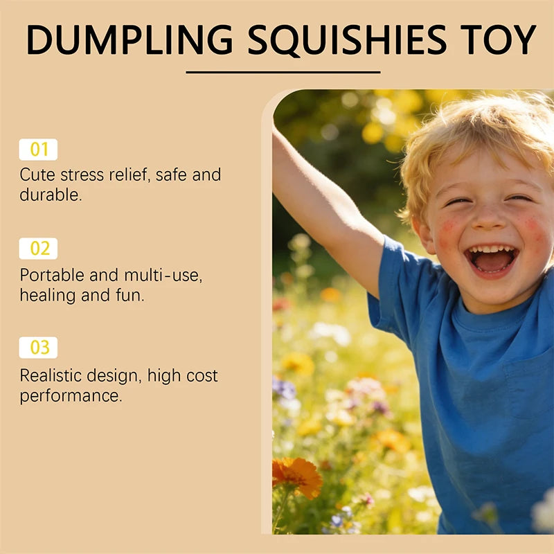 Flash Dumpling Slow Rebound Squishy Ball Soft Pinch Stress Relief Toy Home Office Decor Gift