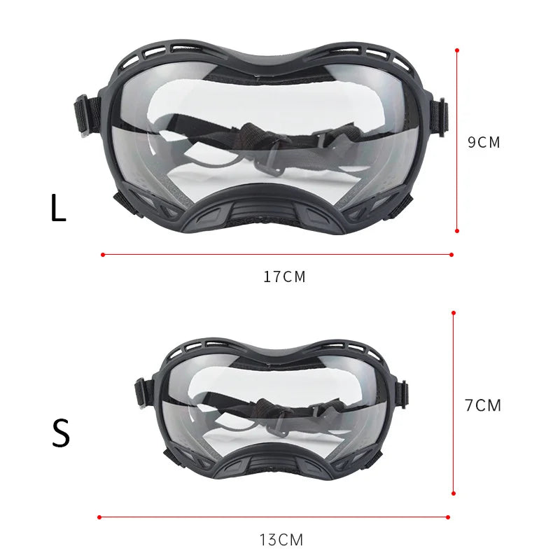 LETVIA New Pet Glasses Big Dog UV-resistant Windproof Sunglasses Outdoor Pet Motorcycle Goggles Stylish Tactical Dogs Sunglasses