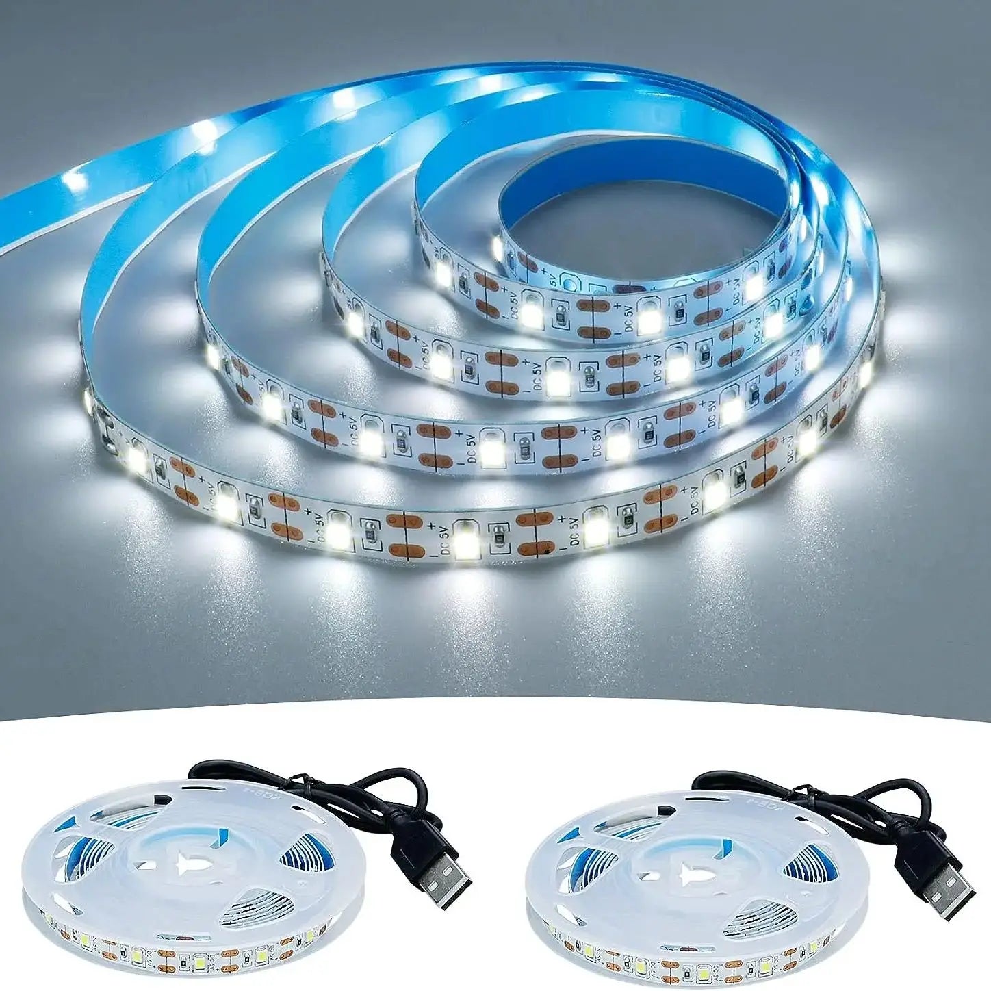 DC 5V USB LED Strips 2835 White Warm White LED Strip Light TV Background Lighting Tape Home Decor Lamp 1m 2m LED String Light