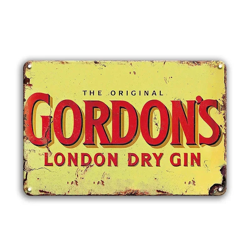 Retro Whiskey Plaque Metal - Enhance your decor with this lovely vintage metal sign. Ideal for pub,bar,club,living room,man cave