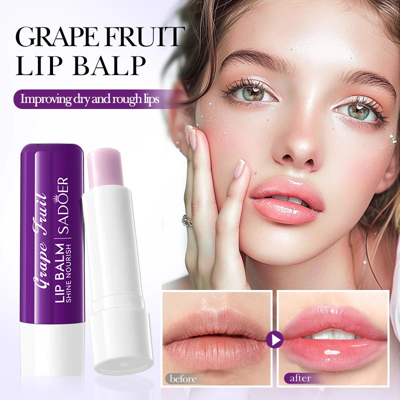 SADOER Moisturizing Lipstick Plump Lips Nourishing Hydrating Anti Wrinkles Lip Balm Lips Plumper Beauty Skin Care