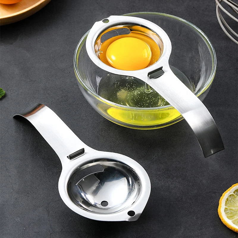 Egg Shell Opener Hard Soft Boiled Egg Cups Stainless Steel Egg White Yolk Separator Eggshell Cutter Remover Kitchen Tools Gadget