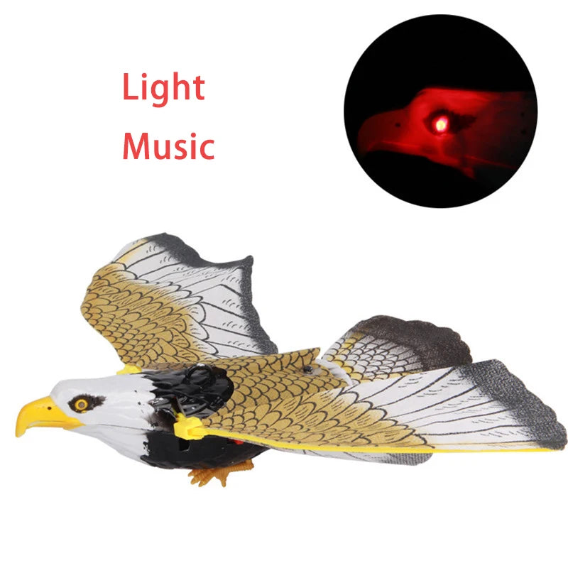 Bird Repellent Hanging Eagle Flying Owl Repellent Scarer Decoy Protection Repellent Pest Control Scarecrow Garden Decor