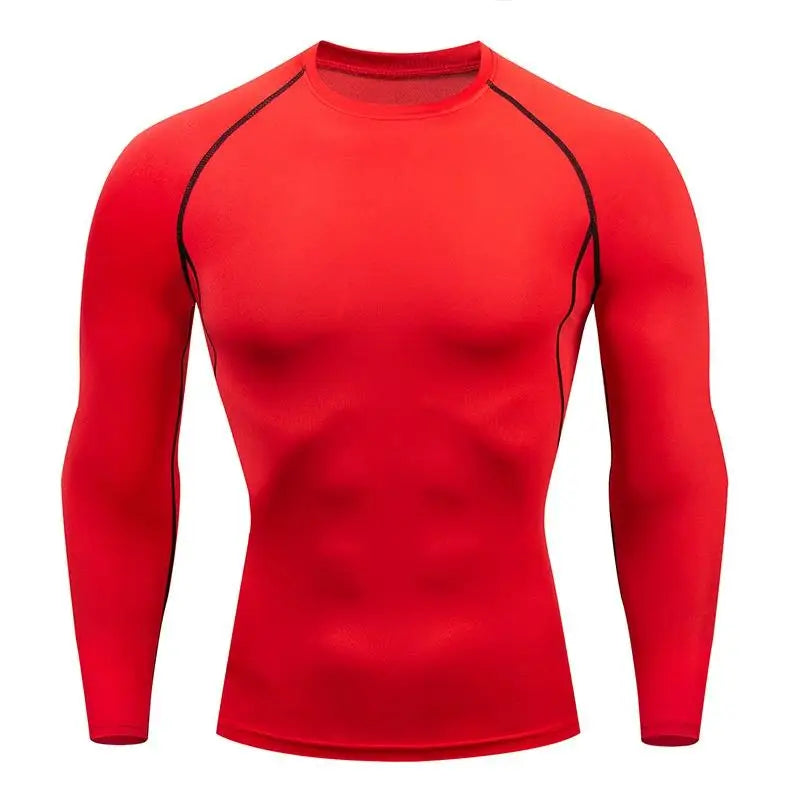 Men's Long-Sleeve Compression Running Top