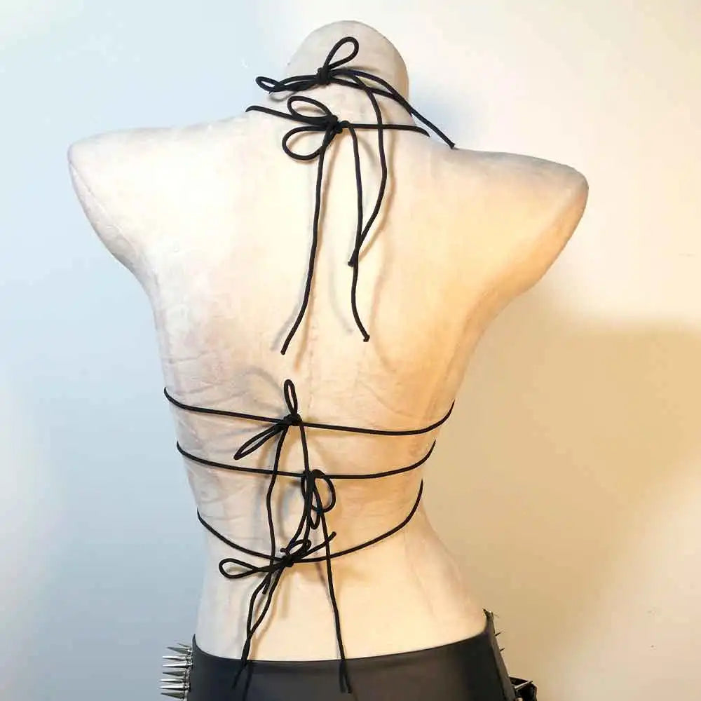 Punk Rock Goth E-Girls Gothic Tank Y2K TOPS Festival Emo Rave