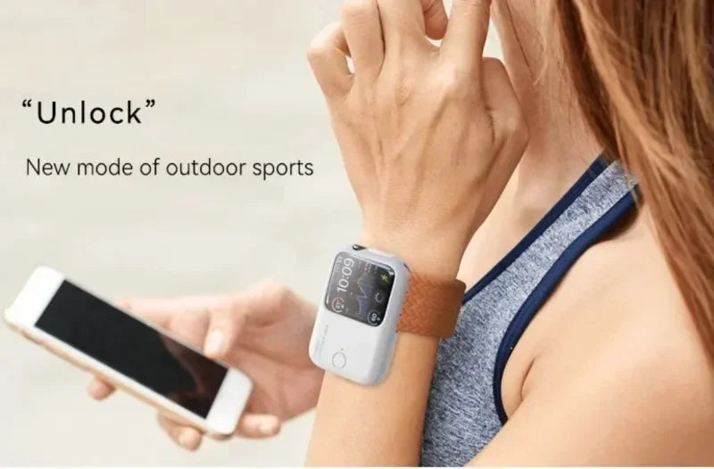 For Apple Watch Wireless Charger Apple Watch S9 44mm 45mm 49mm Smart Outdoor Sports Portable Wearable Wireless Charging Bank