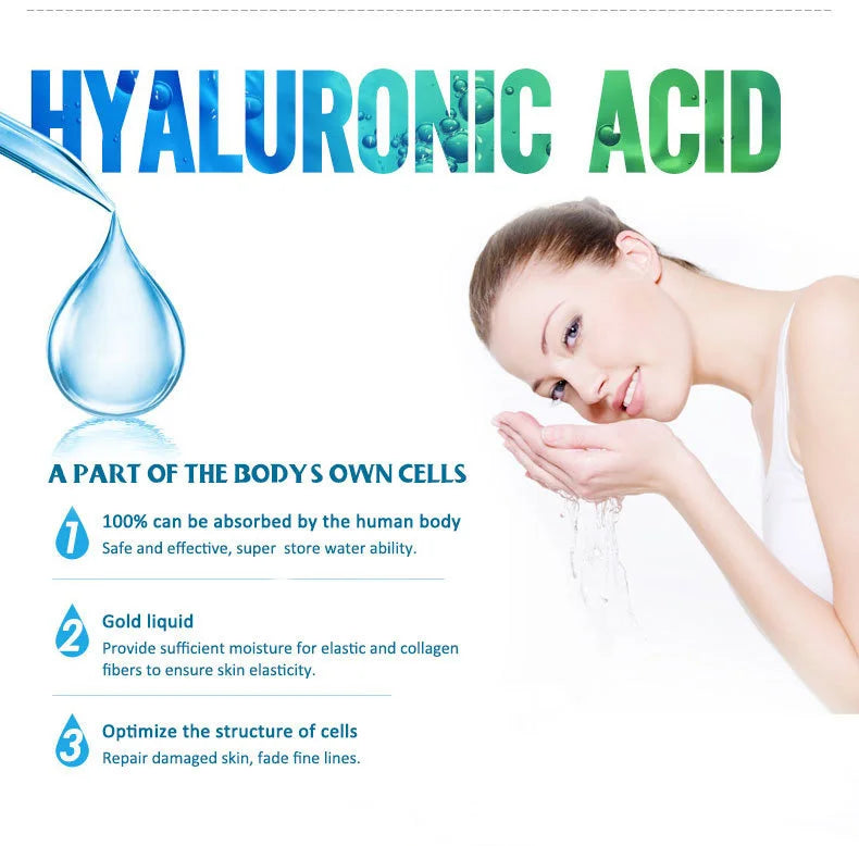 ARTISCARE Hyaluronic Acid Face Serum 5pcs for Moisturizing and  Brighten Long-Lasting Hydrating Skin Care Essence