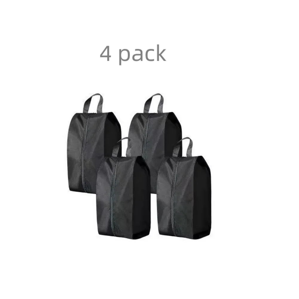2 or 4 Pack Portable Nylon Waterproof Shoe Storage