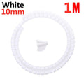 Cable Wire Protector Cable Organizer Flexible Spiral Protector Wire Desk Organizer Office Computer Cord Protective Tube Clip