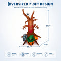 8ft 240cm Giant Halloween Inflatable Spooky Tree With Ghost