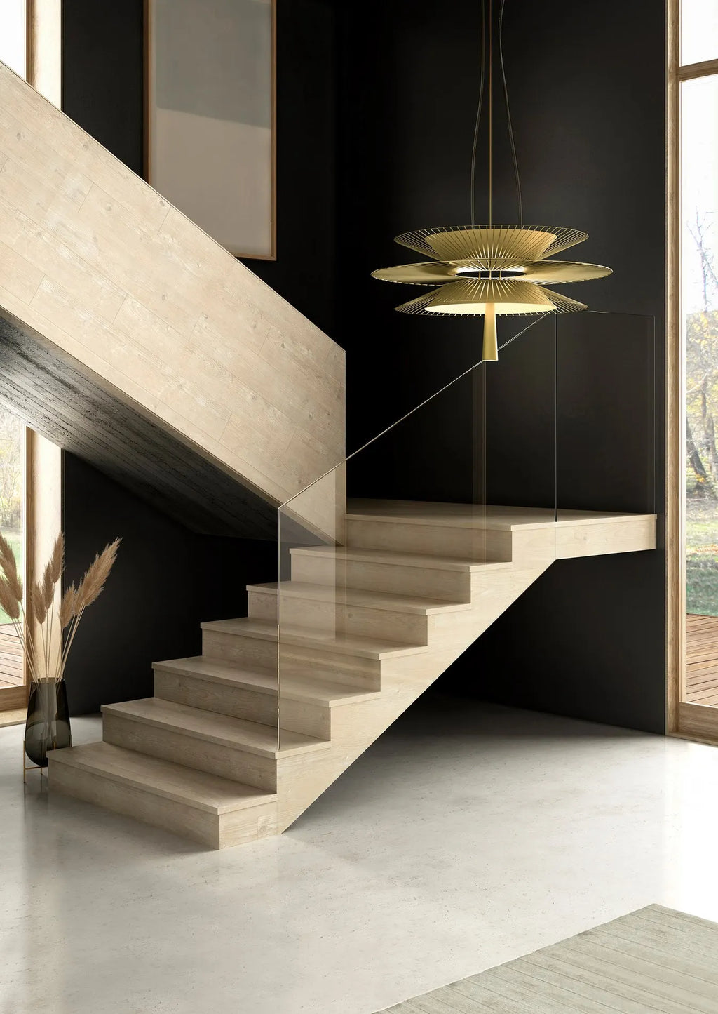 SANDYHA New Trend LED Chandelier Luxury Metal Cord Pendant Lighting for Parlor Living Dining Room Home Decor Home Hanging Lamp