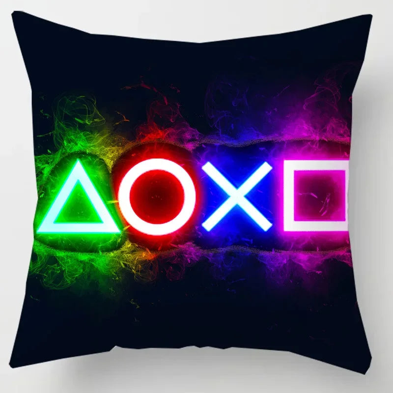 45x45cm TV Game Fan Style Square Pillowcase Home Decor Cushion Cover Anime New Design Printed