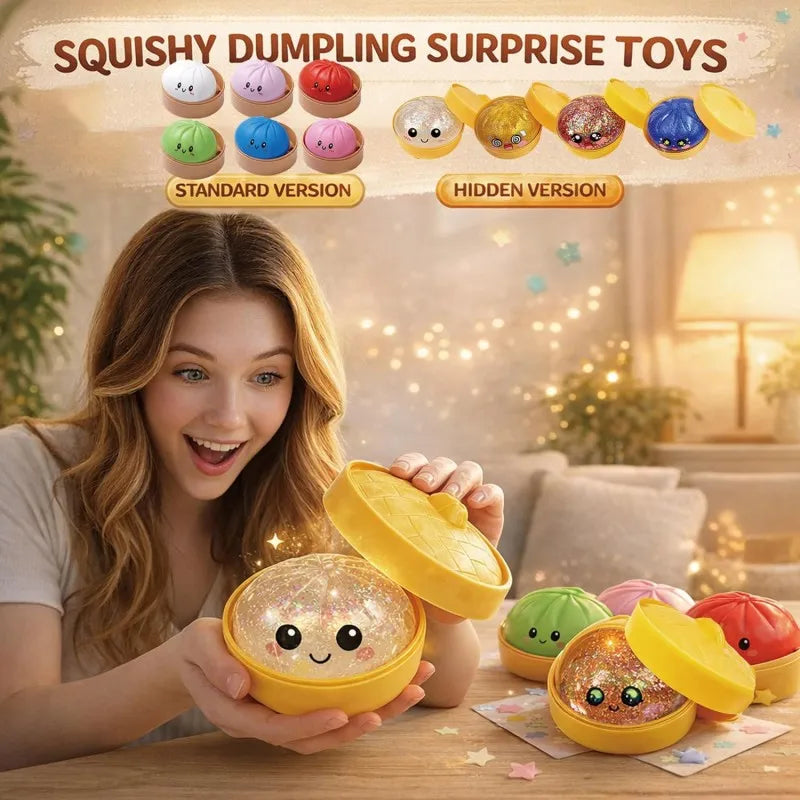 Simulation Flash Dumpling Pressure Ball Slow Rebound Soft Pinch Decompression Office Home Decorat Children Adults Birthday Gifts