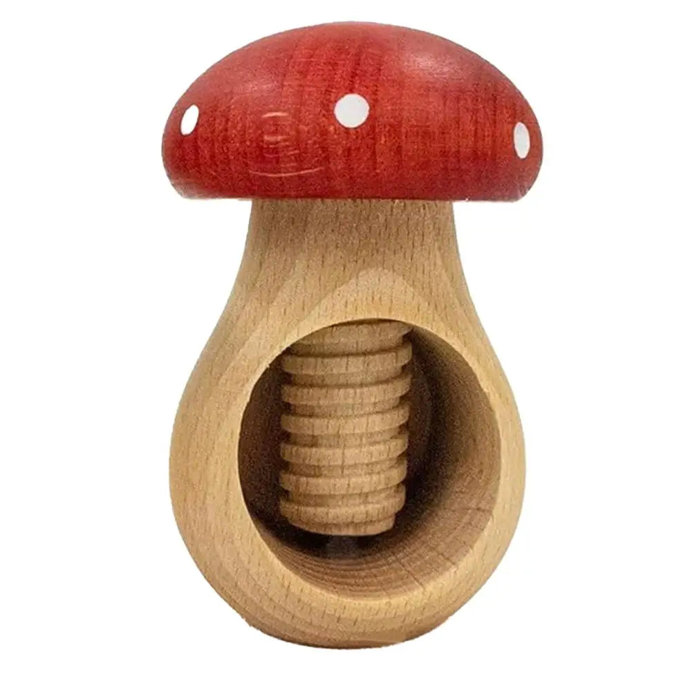 Mushroom Shaped Nut Cracker Wooden Walnut Opener Walnut & Hard Shell Nut Opener Tool For Kitchen