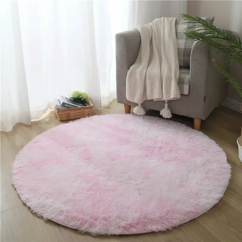 VIKAMA Simple Pink Girly Heart Plush Carpet Bedroom Bed Blanket Room Full Of Easy To Care Carpet Cute Princess Carpet Home Decor