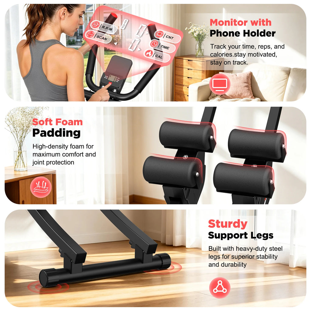 Relife Sports Dual Split‑Track Ab Machine