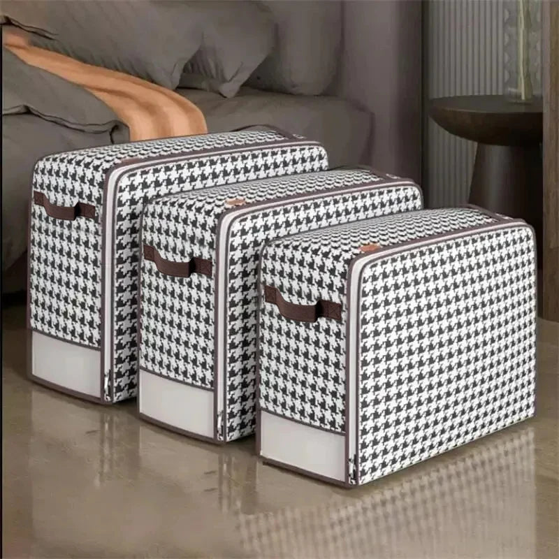 Thickened Non-woven Quilt Storage Bag For Household High-capacity Clothing Clothes Packaging Bag Organizing Luggage Bag