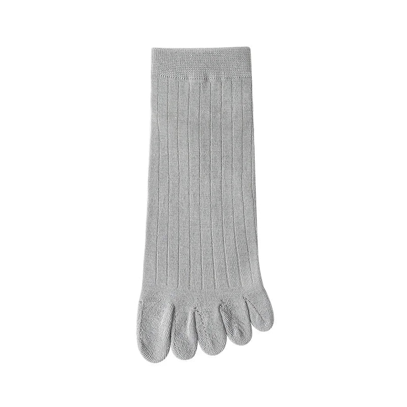 1/3/5 Pairs Mens Five Finger Socks Breathable Ankle Short Socks Thin Cotton Toe Socks with Separate Fingers Fashion Sports Socks