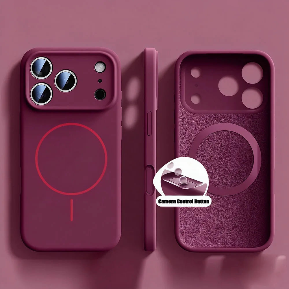 For Magsafe Liquid Silicone Phone Cases For iPhone 18