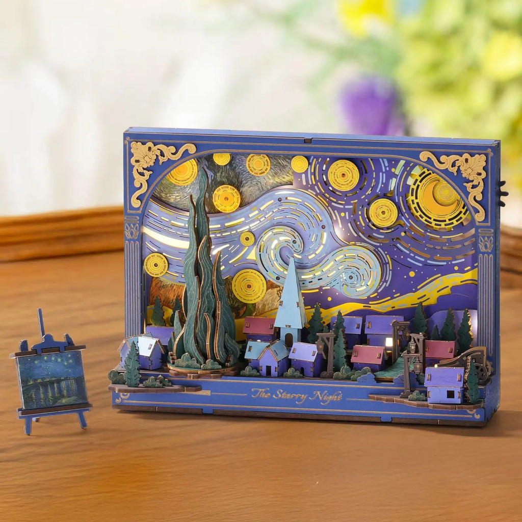 ROKR Starry Night 3D Wooden Puzzle Kit