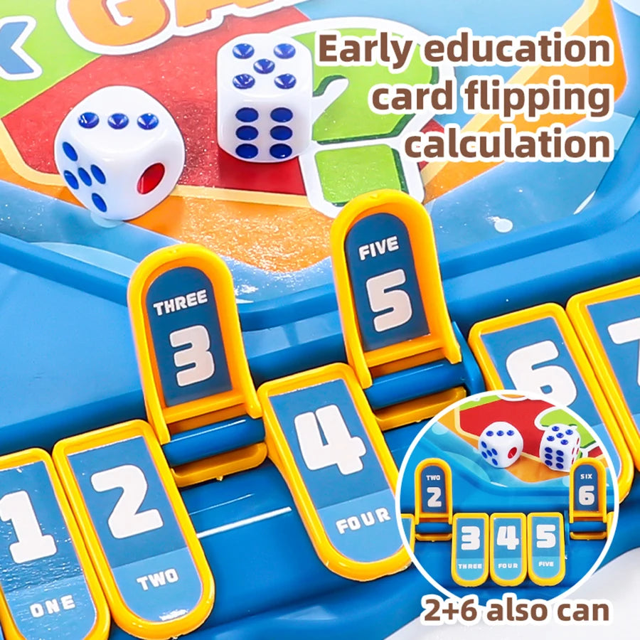 1set-Digital Flop Multiplayer Desktop Game Parent-child Interaction Children's Educational Enlightenment Toy Set Board Toy Gift