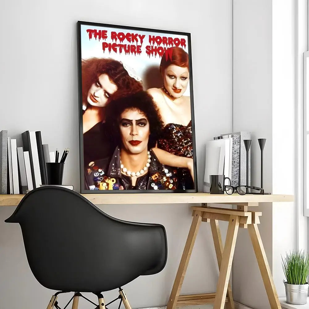 The Rocky Horror Picture Show Movie Painting Calligraphy Canvas Poster: Crease Free Waterproof Durable All Space Wall Decor