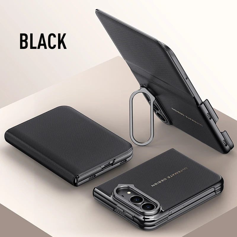 Cell Phone Accessories Business Leather Full Body Case for