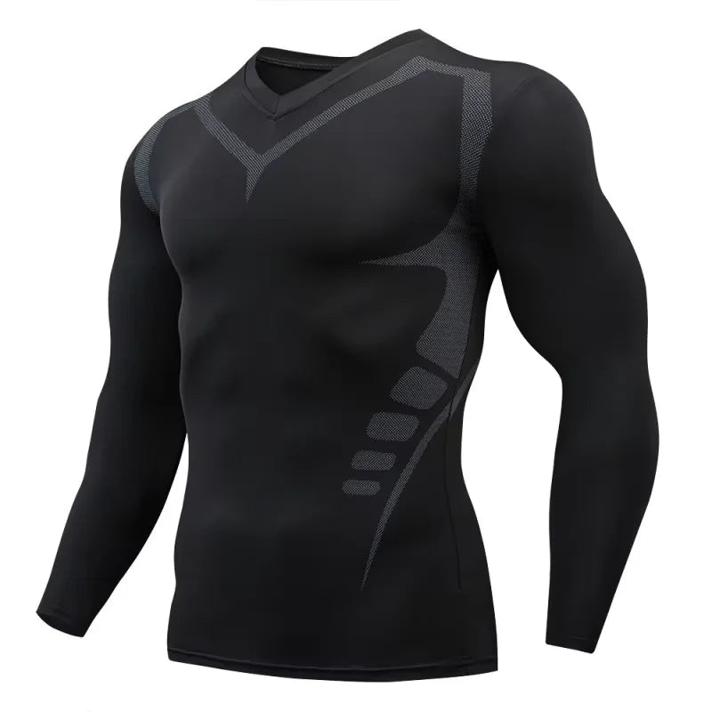 Men's T-shirt Men Running Sport T Shirt Men Compression