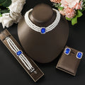 Light Luxury Candy Colored Pearl Jewelry Set with Elegant Double-Layer Design for Wedding/Valentine's Day Gift Jewelry