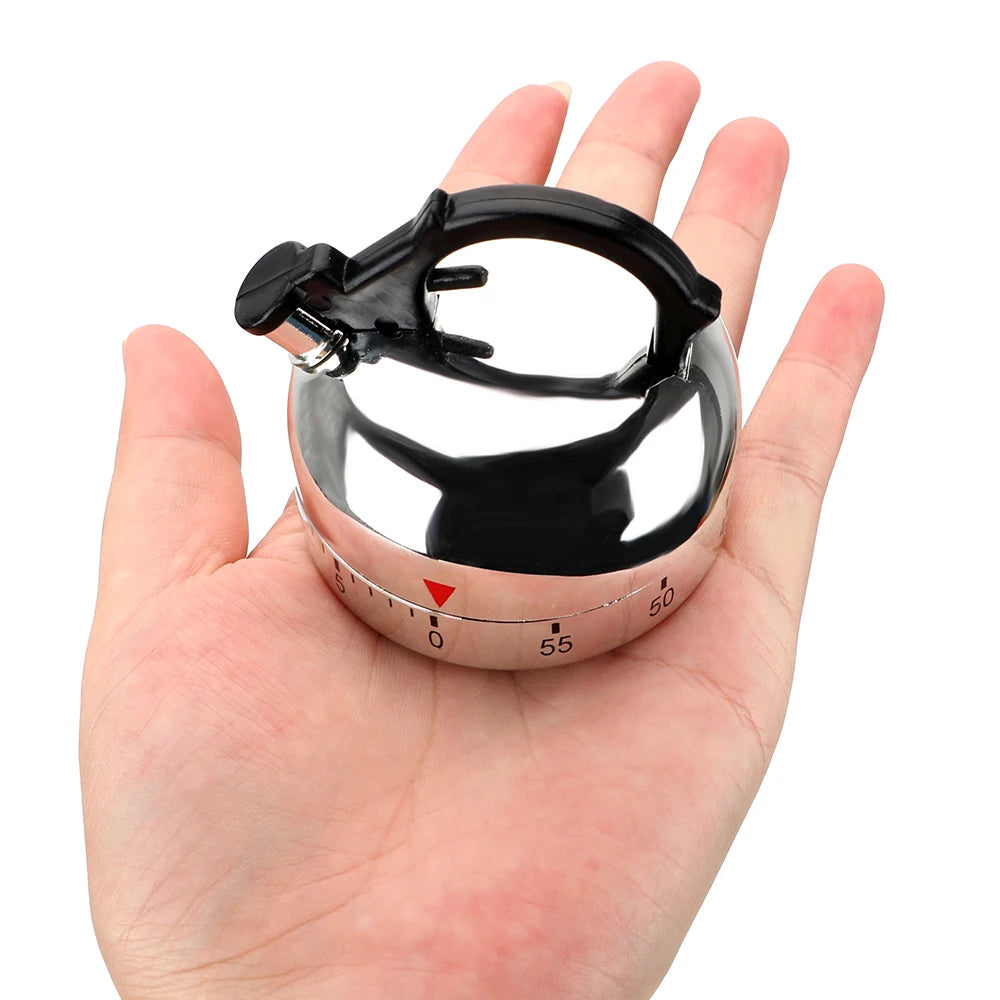 Kitchen Tool Gadgets 60 Minutes Kitchen Timer Kettle Shape Mechanical Timer Countdown Alarm Reminder Cooking Reminders Tools