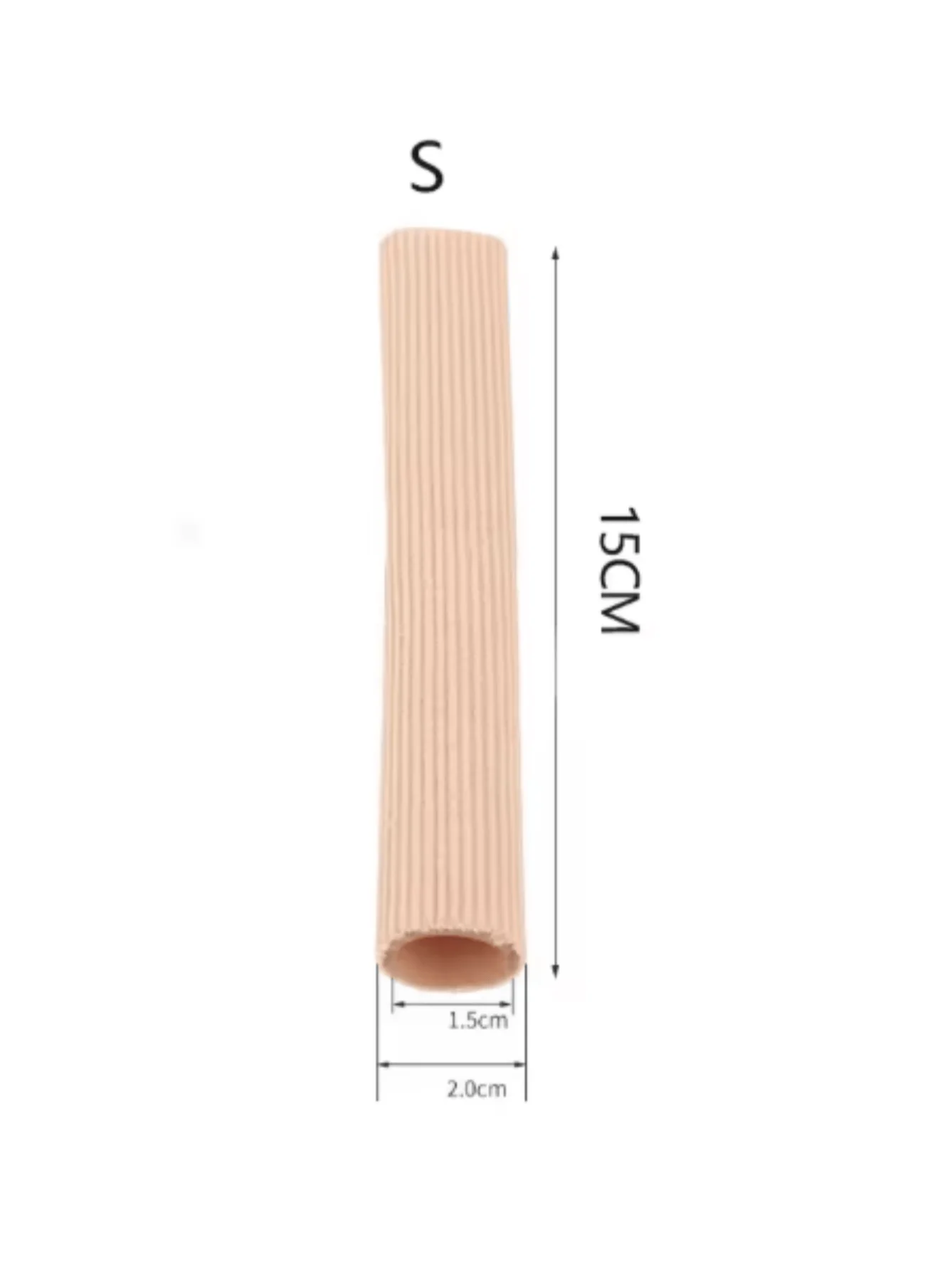 Gel Toe Cover Elastic Fiber Finger Protective Tube Toe Protection Pipe Reduce Friction Silicone Foot Protector Feet Care Parts