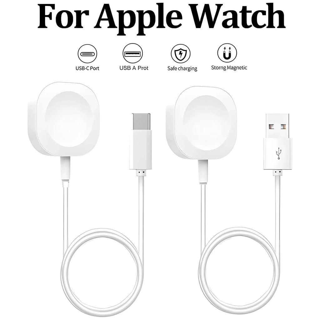 Magnetic Wireless Charger For Apple Watch Series 10 9 8 7 Ultra 2 SE fast Charging Cable Accessories For iWatch 8 7 6 5 4 3 2 1
