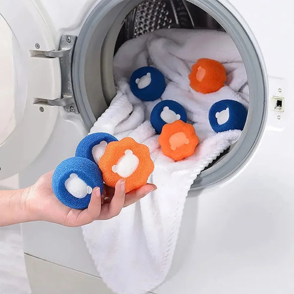 Laundry Balls Pet Hair Remover Reusable Washing Machine Lint Catcher Clothes Fluff Fur Cleaner Home Cleaning Tools