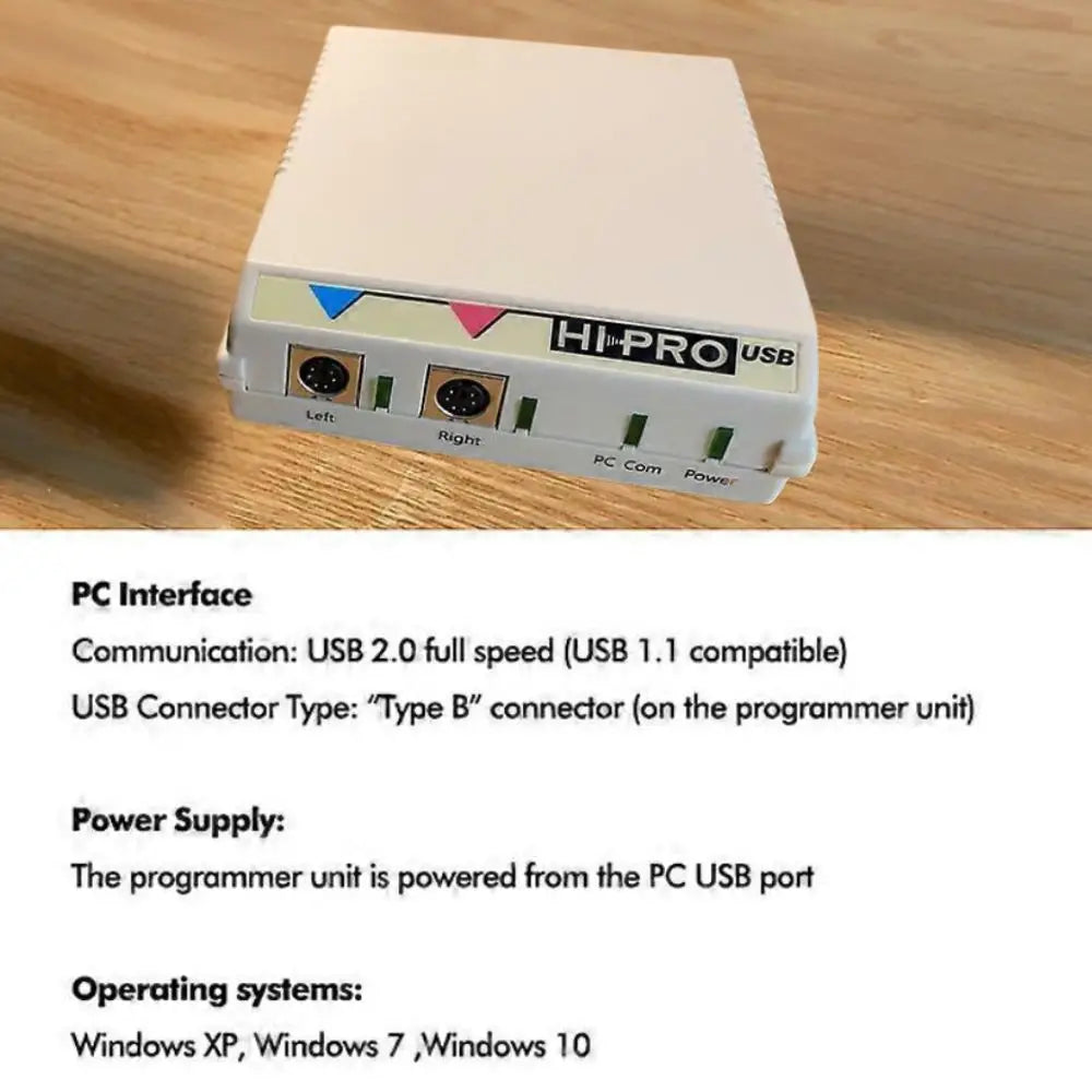 Hipro White Digital Hearing Aid Programming Device USB Hi-Pro